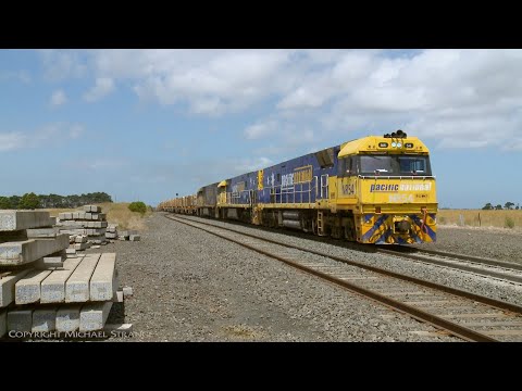 5MP2 Pacific National Steel Train (7/1/2021) - PoathTV Australian Railways