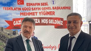 TESK Genel Başkan adayı Yiğiner Kars’ta esnaf temsilcileriyle buluştu