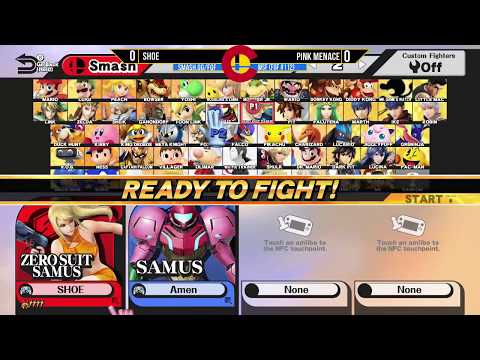 For Glory Friday #112 - Shoe (Zero Suit Samus) Vs. Pink Menace (Samus) - Winners Semifinals