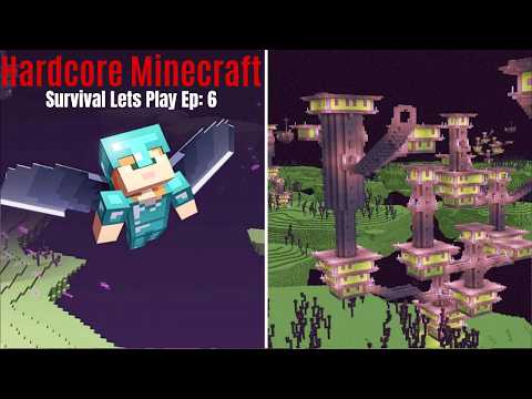 We Got A Elytra!! Hardcore Minecraft Survival Lets Play Ep: 6