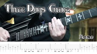Three Days Grace - Home (Guitar Cover + TABS)