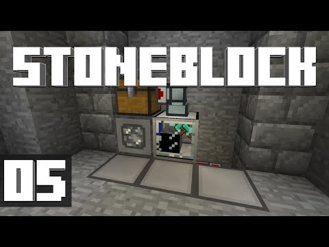 StoneBlock - Ep. 5: SIMPLE BUT EFFECTIVE! (Modded Minecraft 1.12.2) | iJevin