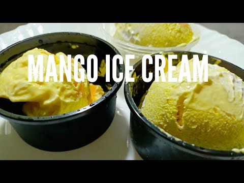 Easy Mango Ice Cream Recipe |How to make Mango Ice Cream at Home | Yummy Mango Ice Cream
