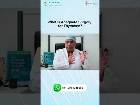 What is Adequate Surgery for Thymoma? #thymoma #lungsurgery