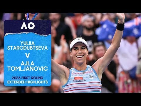 Yuliia Starodubtseva v Ajla Tomljanovic Extended Highlights | Australian Open 2026 First Round