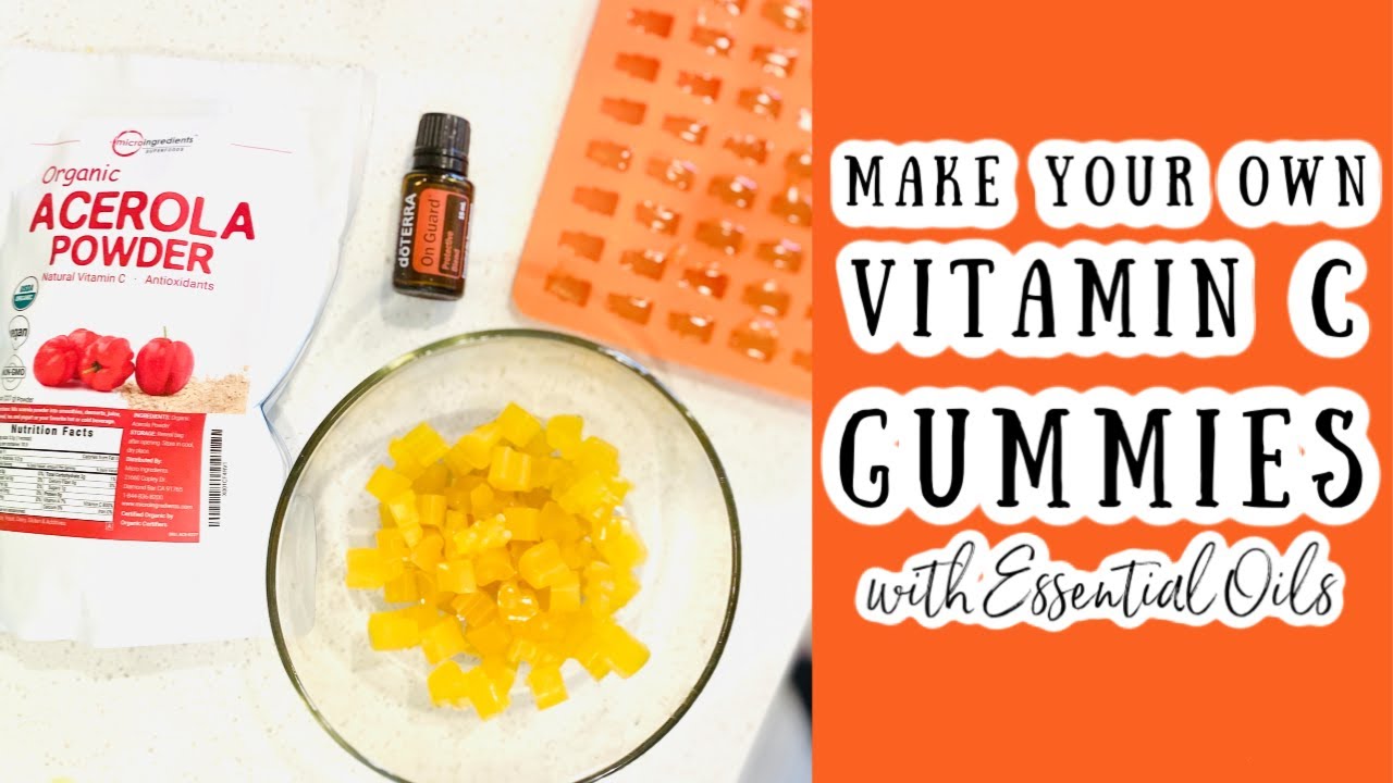 Make Your Own Vitamin C Gummies with Essential Oils!
