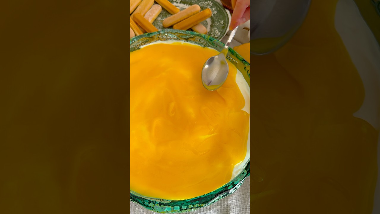 Lemon tiramisu without heavy cream and egg whites