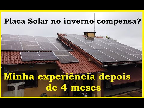 Placa Solar no inverno compensa? Minha experiência com energia solar e mineração          [#45/2022]