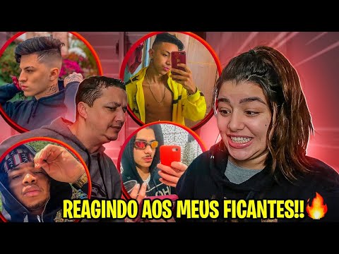 MEU PAI REAGINDO AOS MENINOS QUE EU JÁ FIQUEI!! *Não gostou*