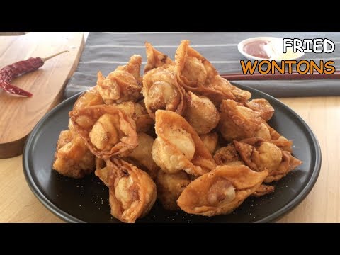 Fried Wontons | Quick And Easy Crispy Fried Dumplings | 炸馄饨