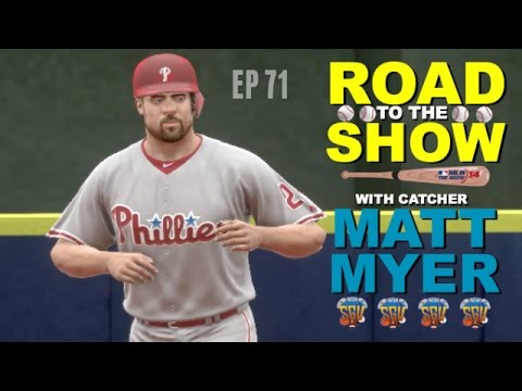 MLB 14 The Show (PS4): Matt Myer (Catcher) Road To The Show - EP71