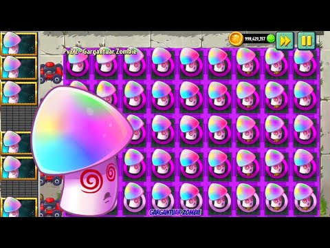 HYPNO SHROOM & All Plants POWER UP vs 999 Carnie Imp Twins LEVEL 10 - PvZ 2 Battlez