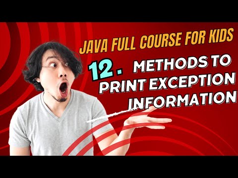 Java Coding Series 2024 12 Methods To Print Exception Information Coding Programming Code
