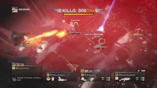 Helldivers - 'Sledge' Precision Artillery vs Cyborgs (Level 9 RS)