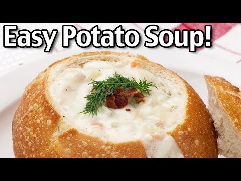Easy Potato Soup Recipe - How To Make Potato Soup
