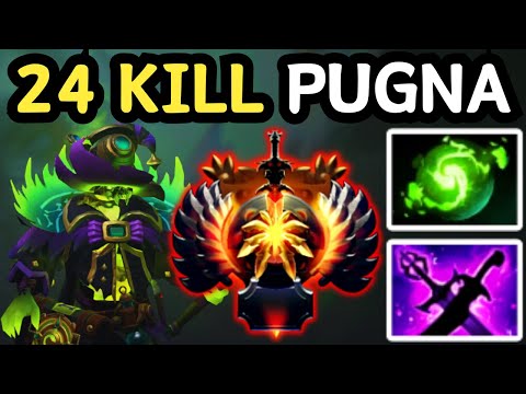 🔥 24 KILL PUGNA MID = IMBA BURST INSANITY | DOTA 2 🔥