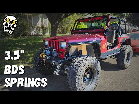 Old School YJ Build (Part 14) | BDS 3.5" Leaf Springs