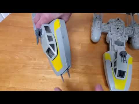 1983 Kenner Y-Wing Variants in U.S., Canada, & Europe