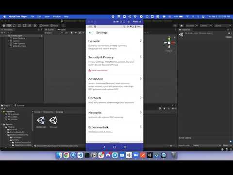 06 - Close Metamask Connection - ChainSafe Gaming SDK - Disconnecting Unity to MetaMask Mobile