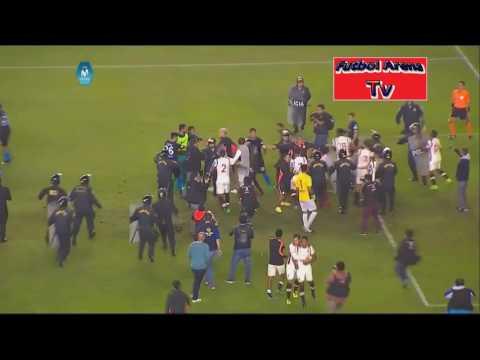 Universitario 1-2 Alianza Lima Termina en Bronca Torneo Apertura 03/06/2017