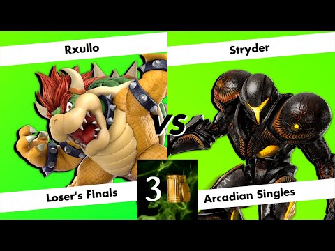 Junkyard 3 The CenCal Arcadian - Loser's Finals - Rxullo (Bowser) vs Stryder (Dark Samus)