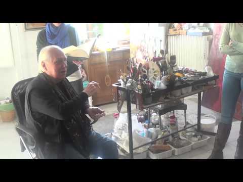 SACI MFA  class on studio visit , Florence, Italy