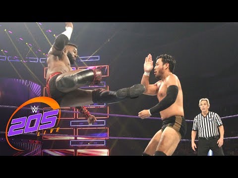 Cedric Alexander vs. Hideo Itami - WWE Cruiserweight Championship Match: WWE 205 Live, July 10, 2018