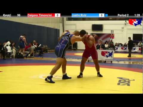 2012 Kiki Cup 96: Daigoro Timoncini (Italy) vs. Justin Ruiz (USA #1)