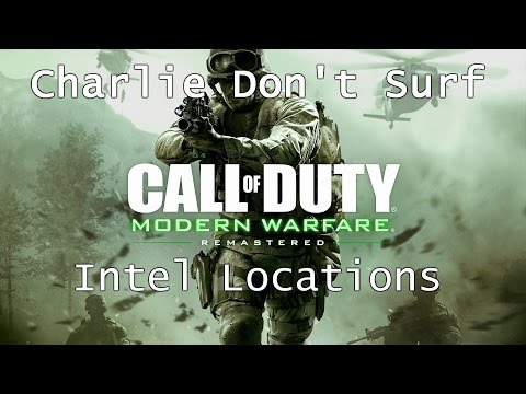 CoD: Modern Warfare Remastered  | Intel Locations - Charlie Don't Surf | Collectibles