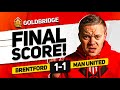 DISGRACE! BRENTFORD 1-1 MANCHESTER UNITED! GOLDBRIDGE Reaction