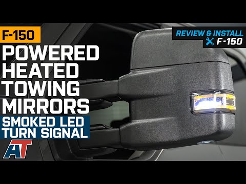 2015-2019 F-150 Powered Heated Towing Mirrors with Smoked LED Turn Signal Review & Install