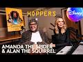 Alan Carr & Amanda Holden Join Hoppers! Meet Amanda the Spider & Alan the Squirrel