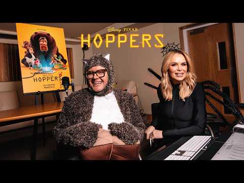 Alan Carr & Amanda Holden Join Hoppers! Meet Amanda the Spider & Alan the Squirrel