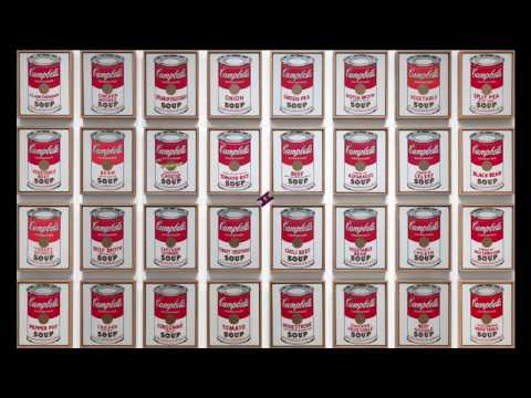 Andy Warhol Inspired Soup Can Artwork