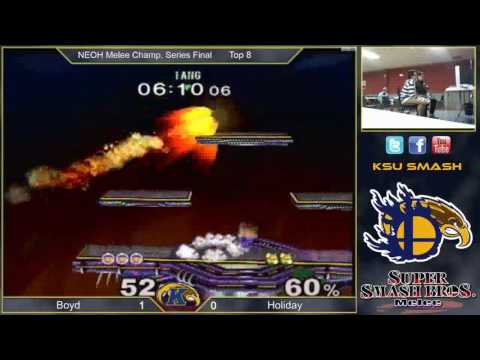 NEOH Melee CS Final - Winner's Semis - Boyd (P2) vs Holiday (P4)