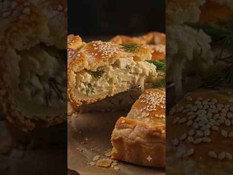 Rustična pita sa kelerabom, mladim sirom i mirođijom 🥧🌿