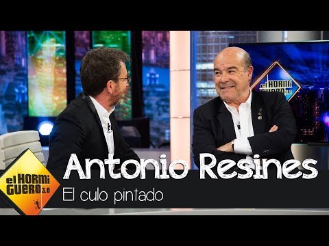 La definición de Antonio Resines tras tenerle que pintar el culo en un rodaje - El Hormiguero 3.0