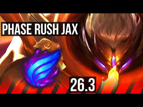 JAX vs AATROX (TOP) | Phase Rush, Good KDA: 8/1/3 | NA Grandmaster | 26.3