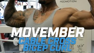 Cable Cross Bicep Curl exercise video thumbnail