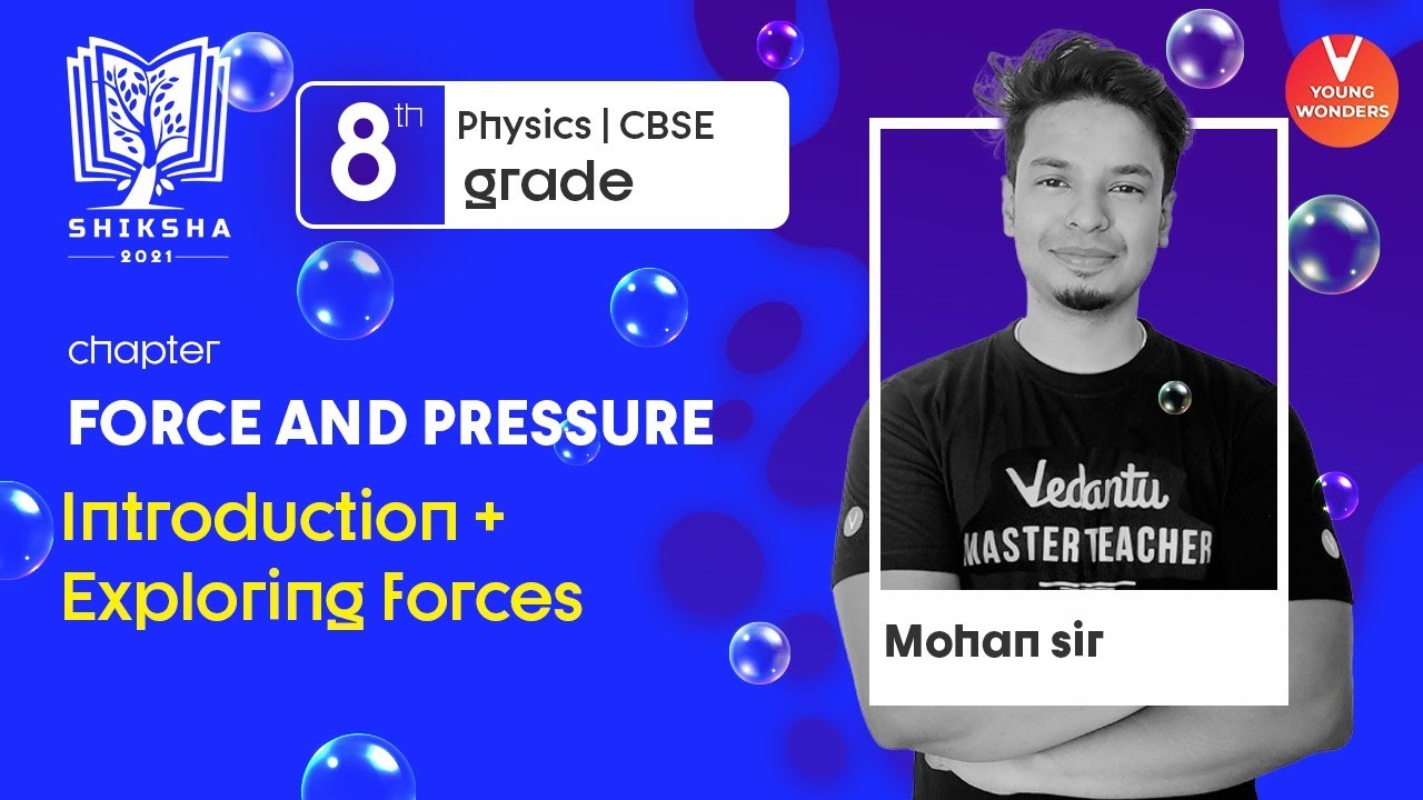 Force And Pressure, Exploring forces | NCERT Class 8 Science Chapter 11 | CBSE Physics | Mohan Sir