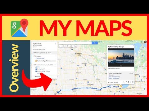 Google My Maps Tutorial - Intro To Pins, Layers, and...