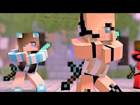 Psycho Girl 1-7 The Complete Minecraft Music Video Series - Minecraft Songs and Minecraft Animation