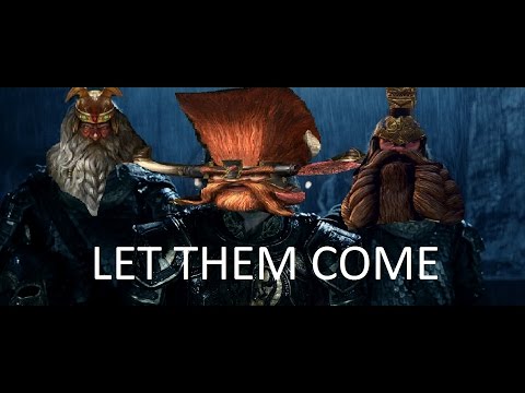 Total War Warhammer Online Battle #60:Dwarfs vs Greenskins - HILL DEFENSE