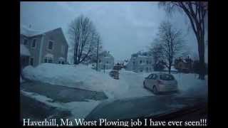 preview picture of video 'Haverhill Ma Worst plowing EVER!!'