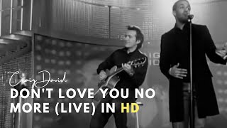 Craig David - Don&#39;t Love You No More (Live on Petantescanal) (Higher Quality) (Read Description)