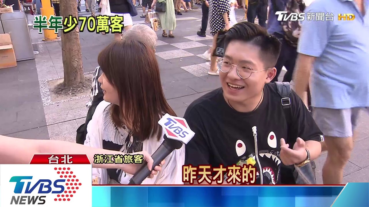 自由行佔一半 下半年陸客恐少70萬人次