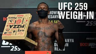 UFC 259: spettacolo alla cerimonia del peso. Il video integrale