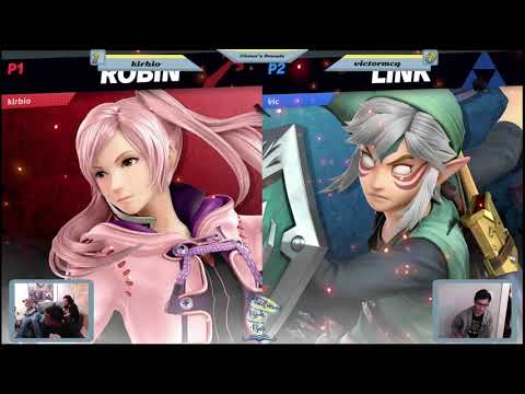 The Whirlwind Tourney - Winner's Rounds - Kirbio(Robin) VS. Vic(Link)