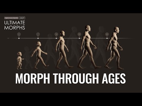 Create Body Morph Through Ages | Ultimate Morphs Pack for Character Creator