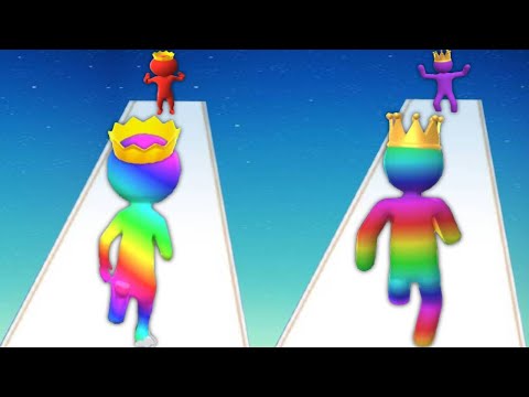 SIZE UP RUN RACE 3D COLOR vs GIANT RUSH! - Double Game